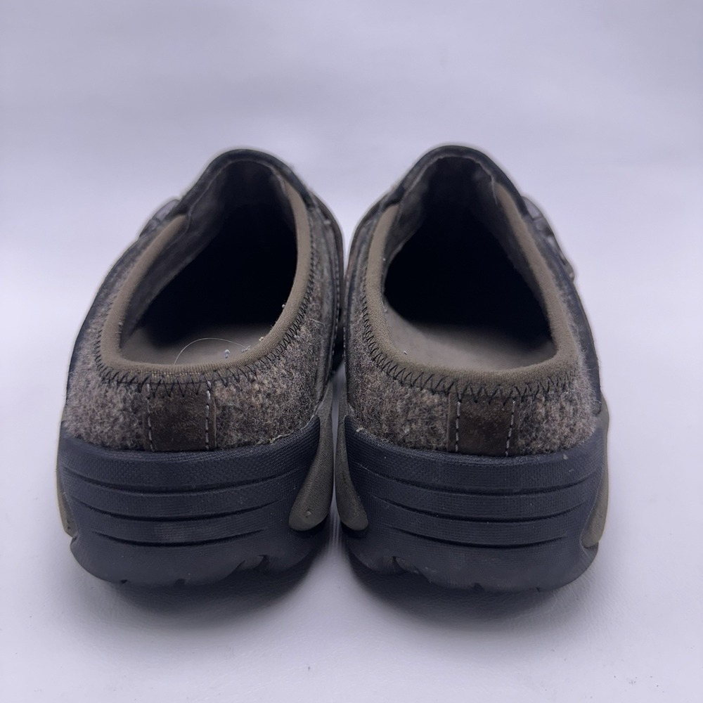 Merrell Encore Sidestep Shoes Women's 6 Brown Clog Outdoor Moc Qform Air Cushion - Picture 3 of 8